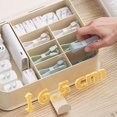 thumbnail image 2 of <p>Desktop Organizer Box, Durable Internal Dividers Home Decoration Palastic Multipurpose Compartment Container  For Keys</p>, 2 of 7
