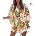 thumbnail image 5 of Robes à Lacets pour Femmes Été Jupe pour Dames Élégante Décontractée Robe Courte à Nouer Fête Plage Ménage Travail Femme Type3 m, 5 of 5
