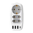 thumbnail image 1 of USB Wall Charger,With USB 7 In 1 Strip Outlet Wall USB Adapter,Multi Device Charger Organizer Compatible With Tablet And Cell Phone ,Easy to Use, 1 of 6