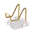 thumbnail image 1 of Brass Arm Display Stand Mineral Specimens Crystal Ball Citrine Holder M, 1 of 8