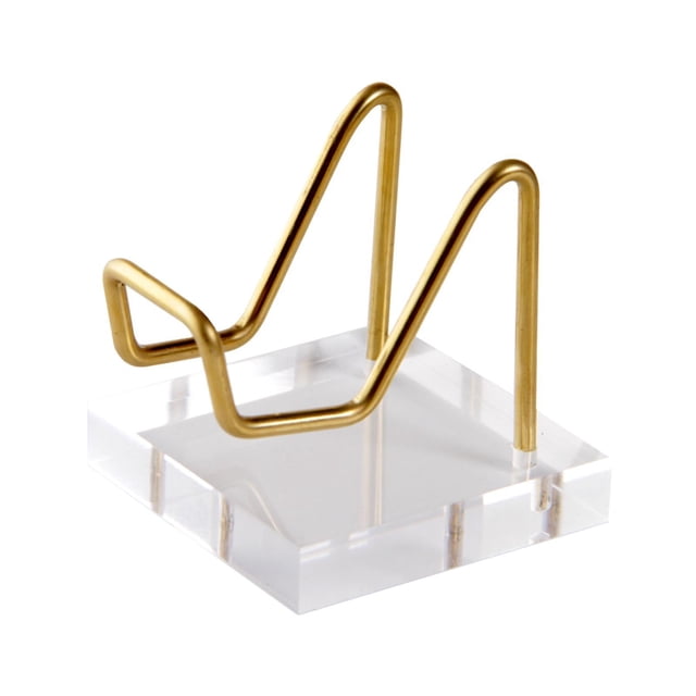 Brass Arm Display Stand Mineral Specimens Crystal Ball Citrine Holder M
