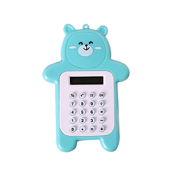 Yeacher Calculatrice Électronique 8 Chiffres Ours Compacte Mini Légère Portable à Main Calculatrice pour Étudiants Maison