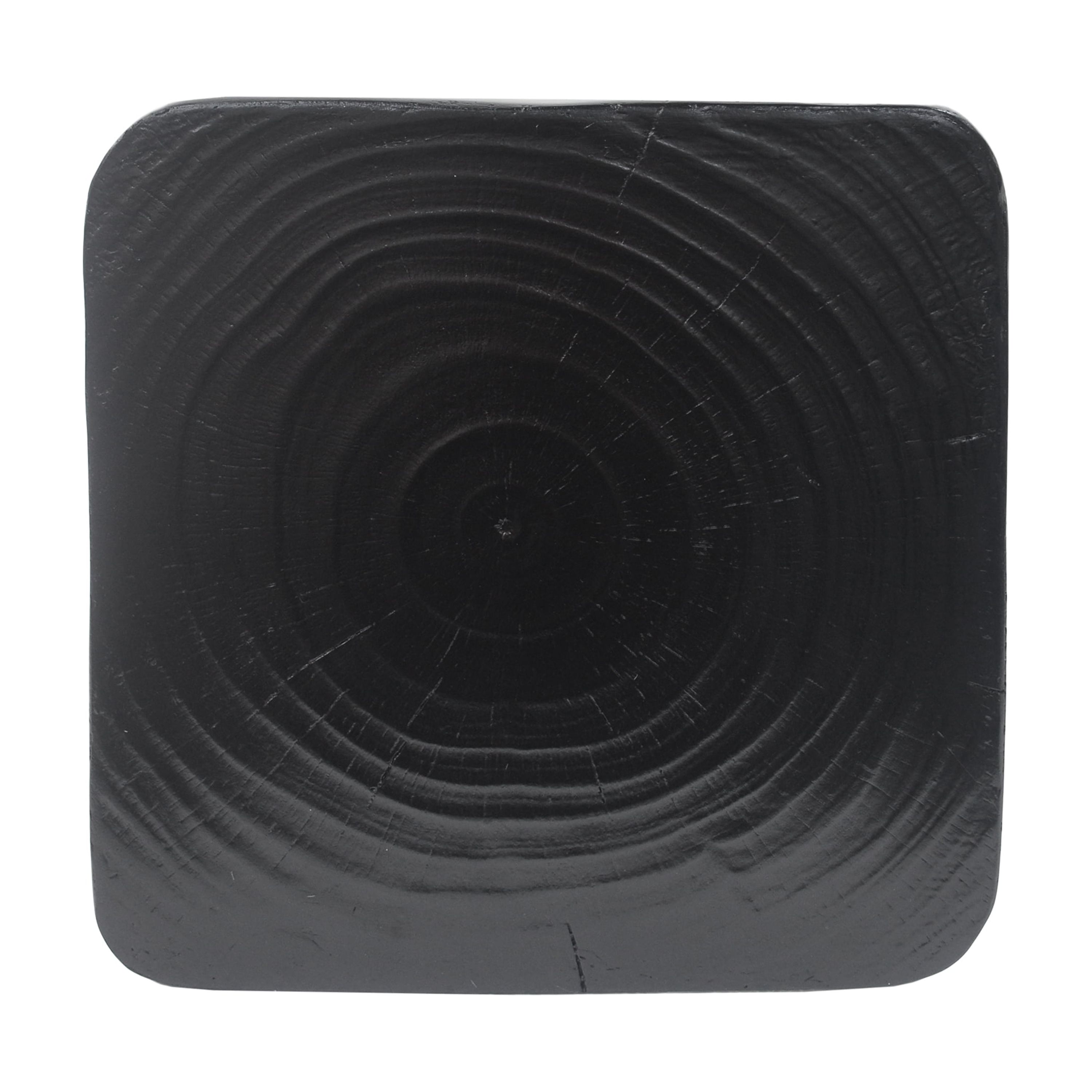 Table d'appoint Noble House Grey MGO, texture bois, hauteur 68 cm, noir
