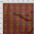 thumbnail image 2 of oneOone Cotton Poplin Fabric Tartan Check Print Sewing Fabric BTY 42 Inch Wide, 2 of 4