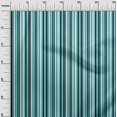 thumbnail image 2 of oneOone Rayon Turquoise Blue Fabric Stripes Craft Projects Decor Fabric Printed By The Yard 56 Inch Wide, 2 of 4