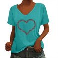 thumbnail image 1 of Birdeem T-Shirt Sans Manches à Col en V pour Femmes, Mode Décontractée, Imprimé, Chandail, 1 of 5