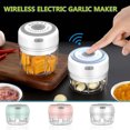 thumbnail image 1 of Household Blender,Portable Baby Food Processor,Garlic Garlic Puree Maker,Compact Garlic Supplement Machine,Easy to Use Garlic Paste Maker for Infants & Toddlers,PENDANE,Green, 1 of 8