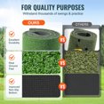 thumbnail image 3 of KFFKFF Golf Practice Mat, 5x4ft Synthetic Grass Mat for Golf, Includes 6 Tees, Ideal for Indoor & Outdoor Golf Training, Perfect for Home or Backyard Use, 3 of 9