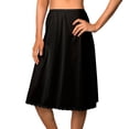 thumbnail image 1 of Combinaison Mi-Longue Évasée de Jour pour Femme Shadowline 4711625 25 Pouces (Noir 1X), 1 of 4