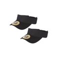 thumbnail image 1 of TopHeadwear 2 Pack Youth Size Sun Visor - Black, 1 of 2
