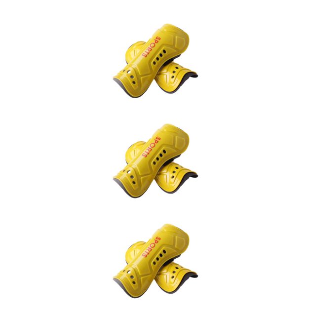 maskred Adult Knee Support Comfortable And Injury Prevention Sports Protection Leg Sleeves Adjustable kid yellow 3Set