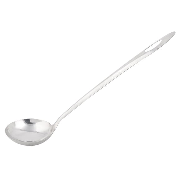 Unique Bargains Cantine Maison Outil de Cuisson en Acier Inoxydable Louche à Soupe Cuillère Cuillère Ton Argent