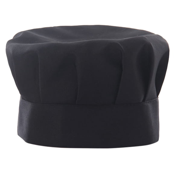 Qiopertar Toque de Chef, Chapeau à Dos Élastique Ajustable pour la Cuisine, Chapeau Respirant pour le Boulanger et le Traiteur