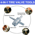 thumbnail image 1 of Quick Change Tire Valve Tool Kit, Tire Valve Stem Core Quick Change Tool Kit, Replace Car, ATV, Truck, Motorcycle, Etc,B, 1 of 4