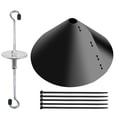 thumbnail image 3 of AMERTEER 12/14/16/18 Inch Wrap Around Squirrel Baffle Squirrel Proof Baffle, 3 of 8