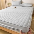 thumbnail image 1 of Todays Clearance Deals Prime! Quilted Waterproof Mattress Protector Set Ice Silk Cooling Bed Cover, 1 of 6