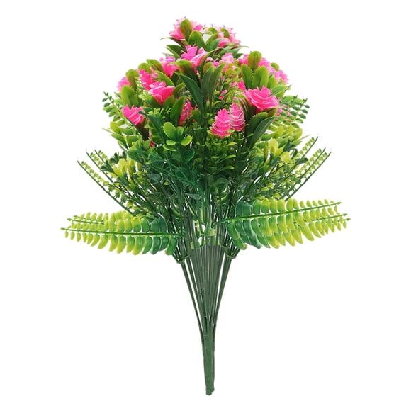 12/Pack Artificial Flower Bouquet for Decor Home Porch Garden Wedding