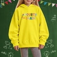 thumbnail image 1 of Chandail à Capuchon pour Adolescentes à Manches Longues Imprimé, Chandail à Col Rond pour Enfants, Hauts à Enfiler, Vêtements d'Automne, Chandail pour Filles 13-14 Ans, 1 of 3