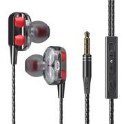 MKHSQHDG Today's Deals Earphones in Ear Headphones with Microphone 3.5Mm Wired Earbuds for Ios and Android Smartphones Laptops Mp3 Gaming Walkman