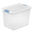 thumbnail image 1 of Sterilite 25 Qt Latching Storage Box Stackable Plastic Bin w/ Latch Lid, 1 Pack, 1 of 11