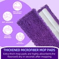 thumbnail image 4 of Tampons de Recharge Réutilisables pour Vadrouille Électrique Compatibles avec Swiffer Power Mop, Lot de 3, 4 of 6