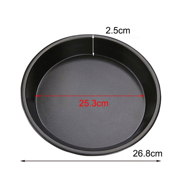 6-10In Microwave Oven Pan Chip Tray Dish Pizza Bacon Baking Non-Stick Cook Tray