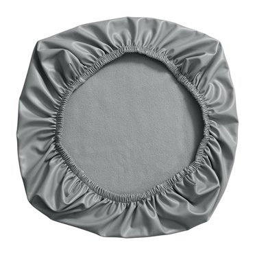 jifeng PU Chair Seat Cover Slipcover Chair Seat Protectors for Kitchen Dining Room gray