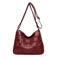 thumbnail image 1 of Soft Leather Shoulder Bag, Moms Bag, Ladies Multi Compartment Crossbody Bag, Large Capacity Soft Leather Bag, 1 of 1