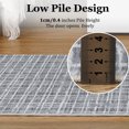 thumbnail image 4 of Aoile 5x7 Area Rugs, Modern Geometric Washable Rug with Non-Slip Backing, Contemporary Accent Carpet for Living Room, Laundry, Office, Dark Gray, 4 of 8