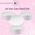 thumbnail image 4 of Round Smooth Edge Cake Board White – 12″ X ½ ” Thick - 6 pack, 4 of 7