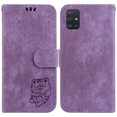thumbnail image 2 of Compatible avec Samsung Galaxy A51 4G Étui Portefeuille à Rabat Tigre Mignon en Relief avec Porte-Cartes, 2 of 5