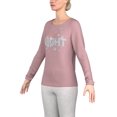 thumbnail image 1 of Chandail en modal à Manches Longues pour Femmes, Doux et Confortable, Mode, Col Ras du Cou, avec Imprimé Graphique, 1 of 4