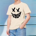 thumbnail image 2 of TZEWGL Cute Graphic Printed Short Sleeved Crewneck Solid Color Shirt For Kid Clothes For Kids size 10-11T, 2 of 4