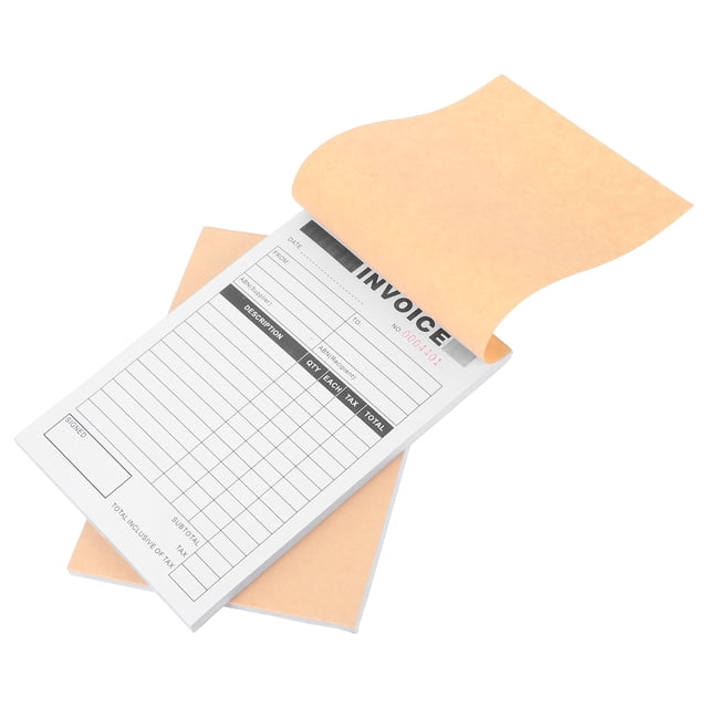 2pcs Invoice Book Small Business Order Receipt Invoice Pad For Handicrafts Photographers Restaurants Florists Shop Use