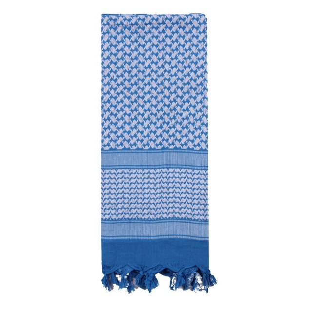 Rothco Shemagh Tactical Desert Scarf, Blue/White