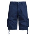thumbnail image 2 of Styesk Mens Shorts Men's Pockets Cargo Pants Casual Button Classic Summer Short With Multi Pockets, 2 of 7