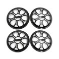 thumbnail image 1 of Unique Bargains 4pcs 8' Black Plastic Car Audio Woofer Subwoofer Mesh Cover Protective Grill, 1 of 3