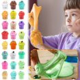thumbnail image 2 of Trousse Anti-Stress en Boue de Coton Slime, Argile Colorée de Décompression Parfumée aux Fruits, Activité de Jeu Sensoriel Interactive Parent-Jeune, Bricolage Créatif Cadeaux Éducatifs, 2 of 7