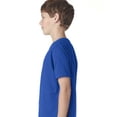 thumbnail image 3 of Next Level T-Shirt à Col Rond en Coton pour Jeunes, G, Royal, 3 of 3