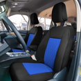 thumbnail image 2 of FH Group Neoprene Custom Fit Car Seat Covers for 2020-2024 Ford Explorer Base Front Seats Blue, 2 of 7
