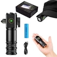 thumbnail image 1 of Mini flashlight super power flash, LED mini cap light, super bright small handheld pen light, mini rechargeable flashlight, suitable for maintenance/night outdoor/gathering/camping/emergency situation, 1 of 11
