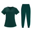 thumbnail image 4 of Nursing Keeper Set for Women, Work Suits, Soft Long Pants, Nurse Uniform, Scrub XL, 4 of 6