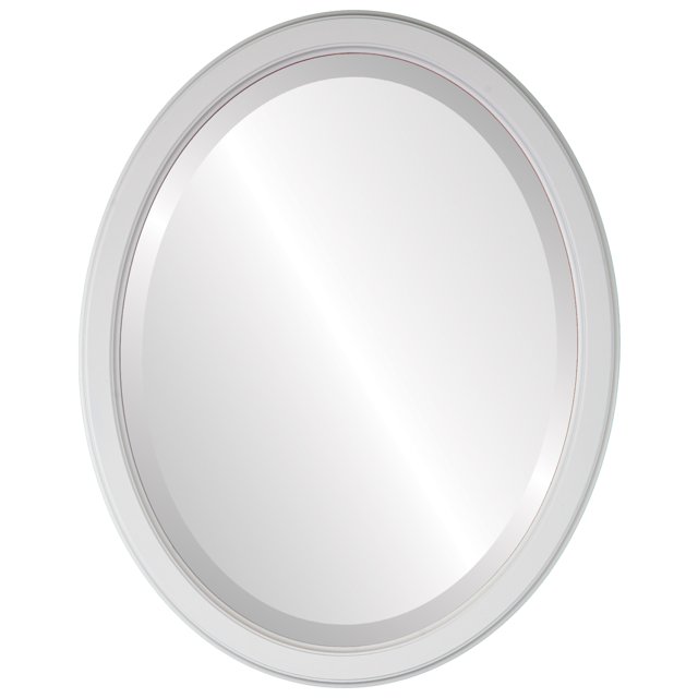 Toronto Framed Mirror - Linen White