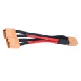 thumbnail image 2 of 2Types XT60, 2Types XT60 Adaptateur de Connecteur de Batterie Parallèle 14AWG Câble pour RC Lipo, 2 of 8