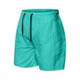 thumbnail image 2 of Plebaso Men's Quick Dry Shorts Drawstring Athletic Running Shorts Lightweight Summer Beach Sports Shorts, 2 of 4