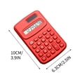 thumbnail image 3 of TopLLC Basic Standard Calculators Mini Digital Desktop Calculator With 8-Digit LCD Display. Smart Calculator Pocket Size For Home School For Kids A calculator, 3 of 6