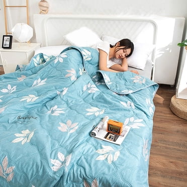 ABPWLY Summer Quilt Conditioning Quilt Washed Summer Quilt Aloe Summer Quilt Double Quilt Machine Washable Clearance Throw Blanket Canada Days Blankets Throw Blankets for Bed