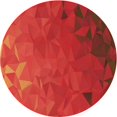 thumbnail image 1 of Ahgly Company Tapis Rond Lavable en Machine Intérieur Transitionnel Rouge Lave, 7 Pieds Rond, 1 of 7