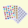 thumbnail image 1 of QUTETN 30 Sheets Count Star Stickers Gold Silver Colorful Self-adhesive Stickers Stars, 1 of 4