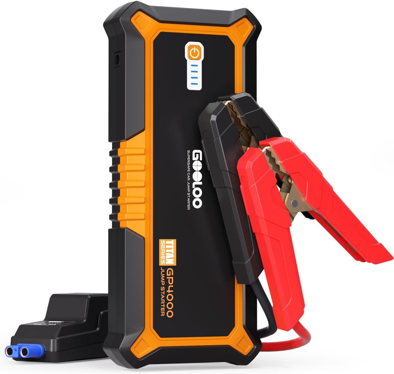 GOOLOO GP4000 Car Jump Starter,4000A Peak Portable Battery Booster Box for Up to 10.0L Diesel Engine All Gas,12V Jumper Pack Car Starter SuperSafe